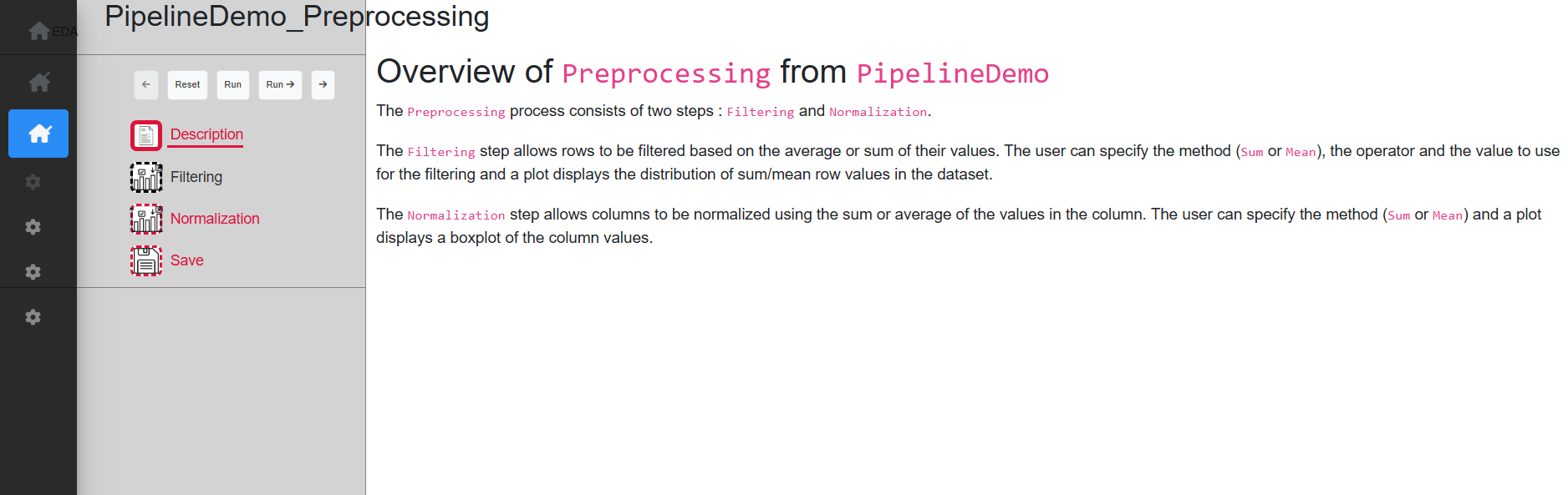 'Preprocessing' process when launched as a single process