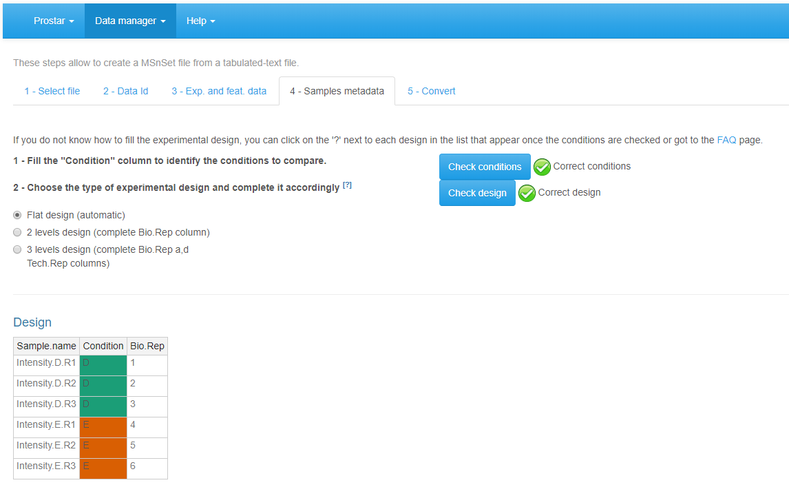 File conversion, step 4.