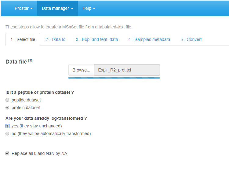 File conversion, step 1.